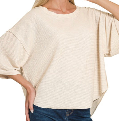 Crisp Morning Oversized Top