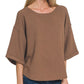 Crisp Morning Oversized Top