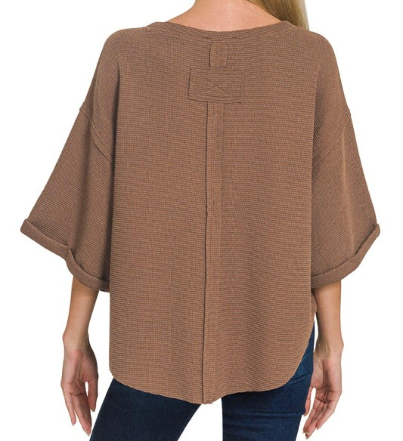 Crisp Morning Oversized Top