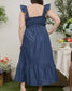 Blue Belle Plus Size Midi Dress