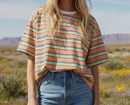 Sunset Highway Striped Top