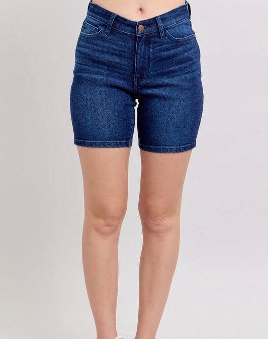 Judy Blue High Waisted Bermuda Shorts - 15293