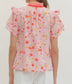 Poppyfield Picnic Puff Sleeve Top