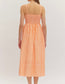 Creamsicle Days Striped Midi Dress