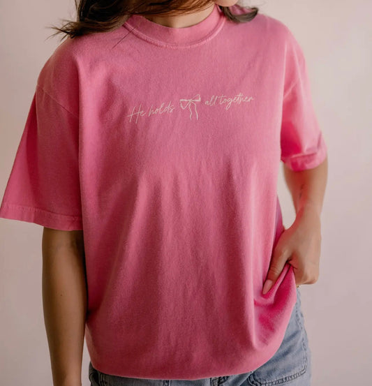 He Holds All Together Graphic Tee