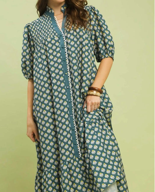 Clover and Lace Scalloped Dress