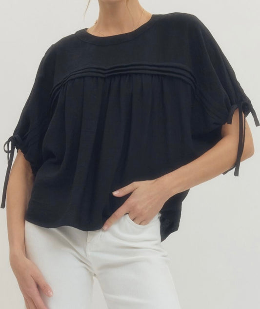 Firefly Hour Tie Sleeve Top