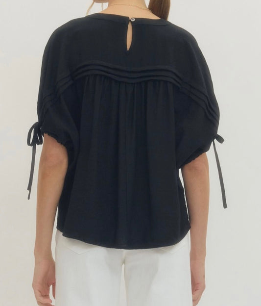 Firefly Hour Tie Sleeve Top