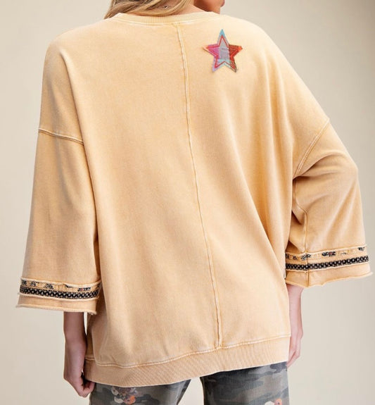 Starstruck and Sunfaded Patchwork Top