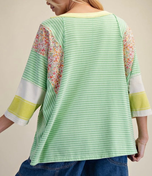 Patchwork Botanical's Striped Top