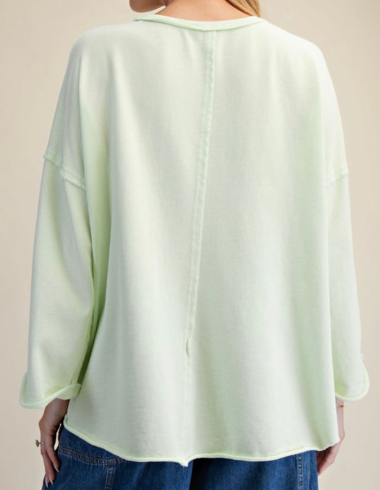 Peace and Harmony Oversized Top