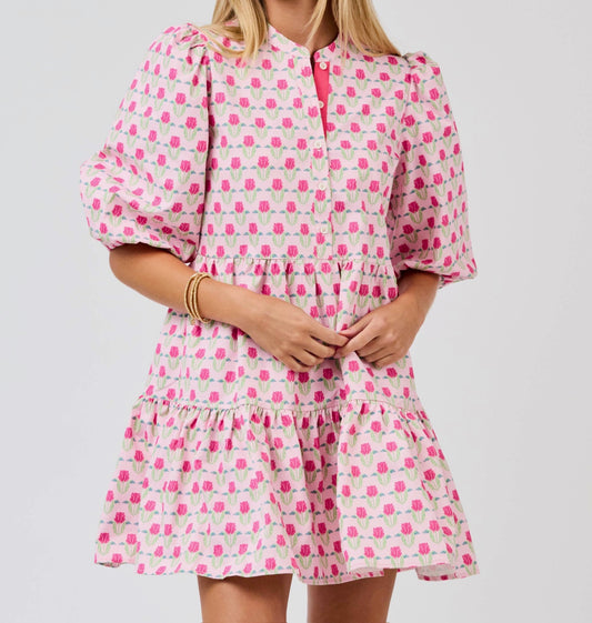 Pink Parcel Society Mini Dress