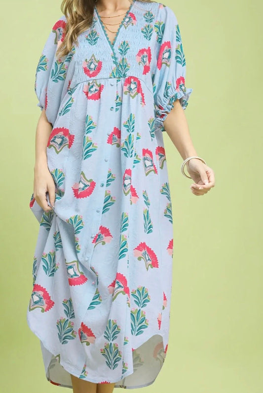 Wildflower Storybook Maxi Dress