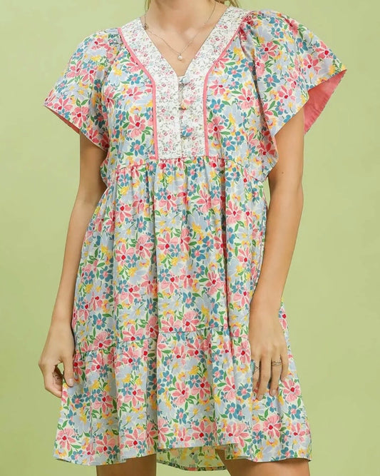 Garden Party Flutter Dress