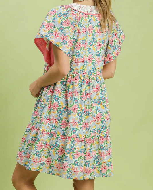Garden Party Flutter Dress