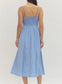 Something Blue Gingham Midi Dress