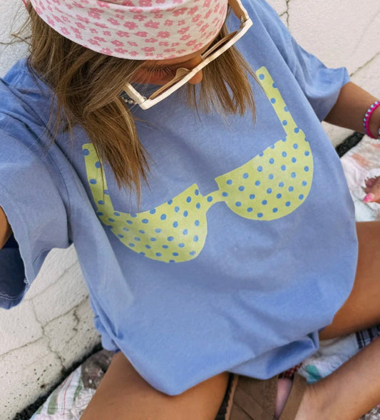 Poolside Polka Dot Bikini Tee