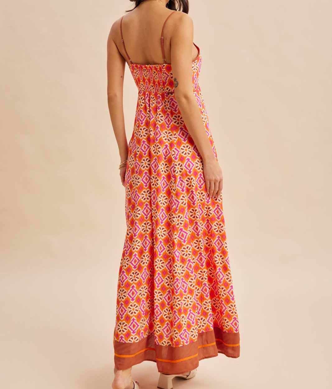 Citrus Tile Dream Maxi Dress