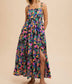 Midnight Wildflower Maxi Dress