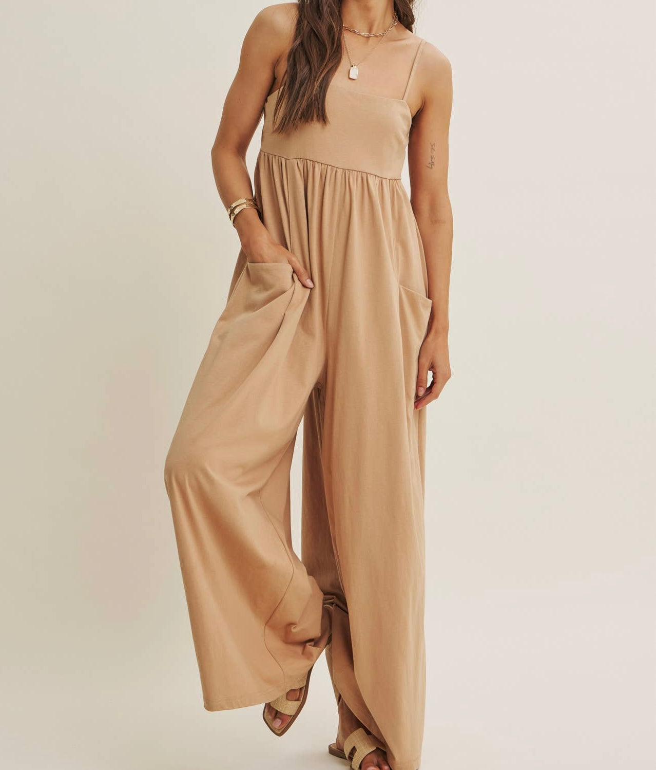 Effortless Days Wide Leg Jumpsuit