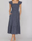 Cottage Coast Gingham Midi Dress