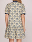 Coastal Crest Shift Dress