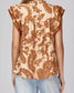 Spiced Chai Paisley Top