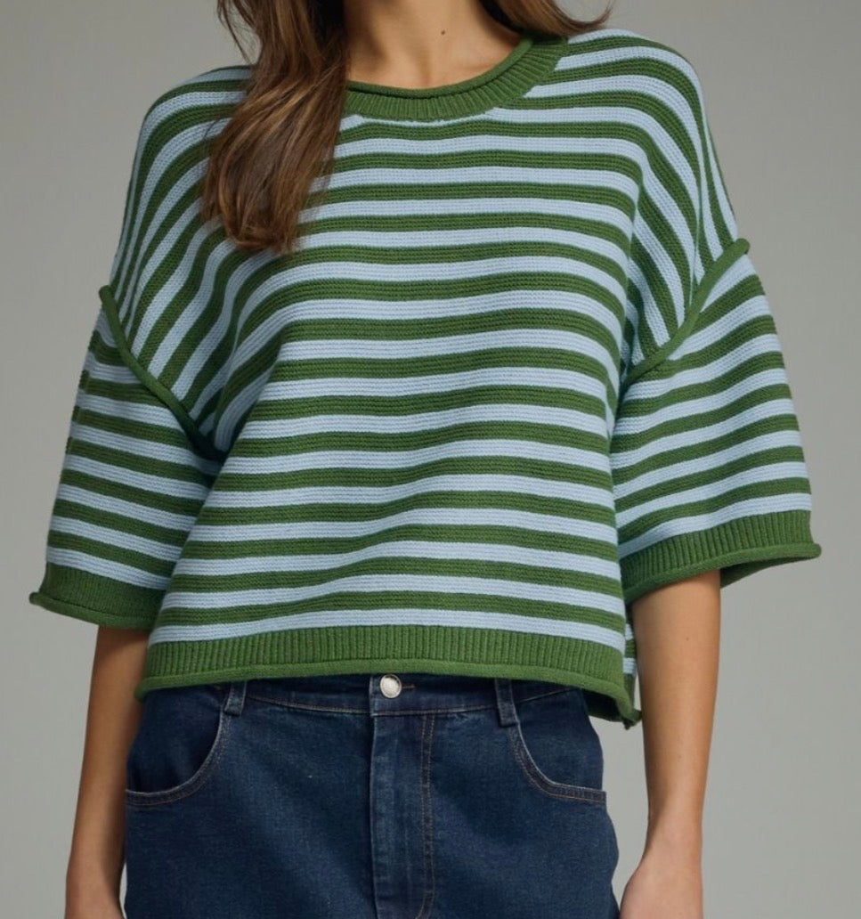 Sunny Stripe Knit Top