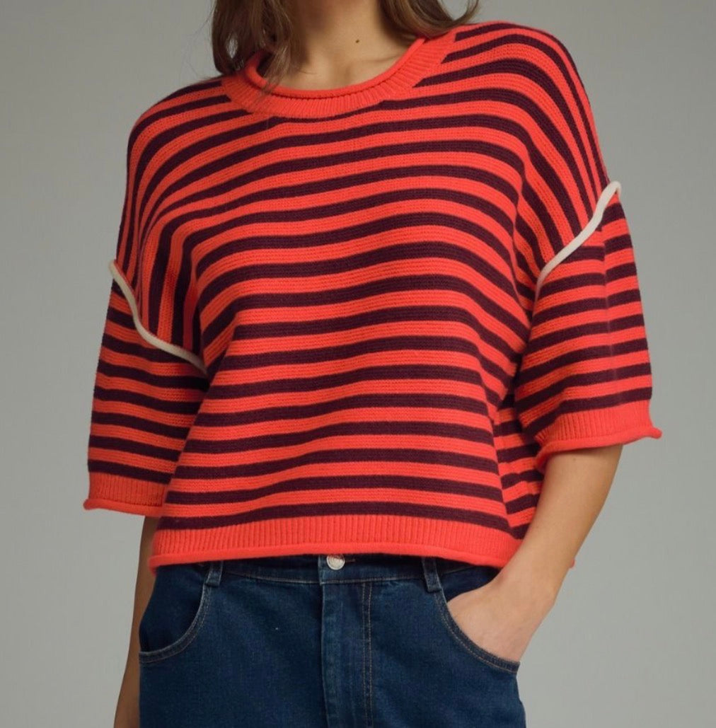 Sunny Stripe Knit Top