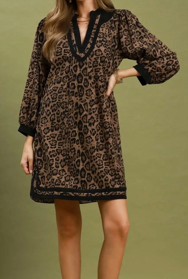 Bold & Beautiful Leopard Dress