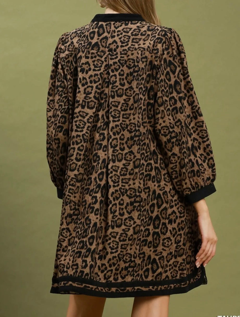 Bold & Beautiful Leopard Dress