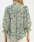 Harbor Bloom Lace-Trim Top