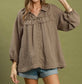 Latte Lane Ruffle Top
