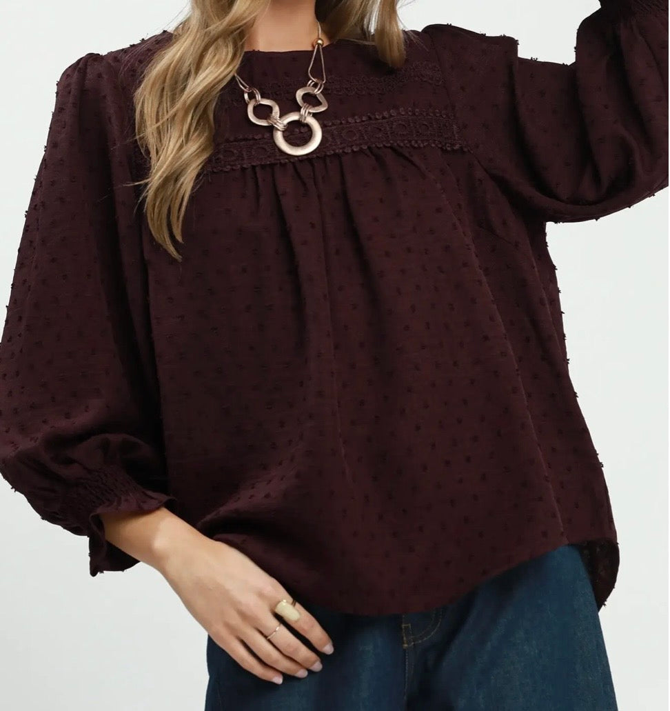 Mulberry Muse Top