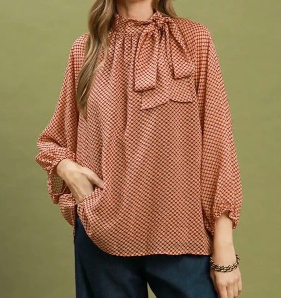 Copper Penny Bow Top