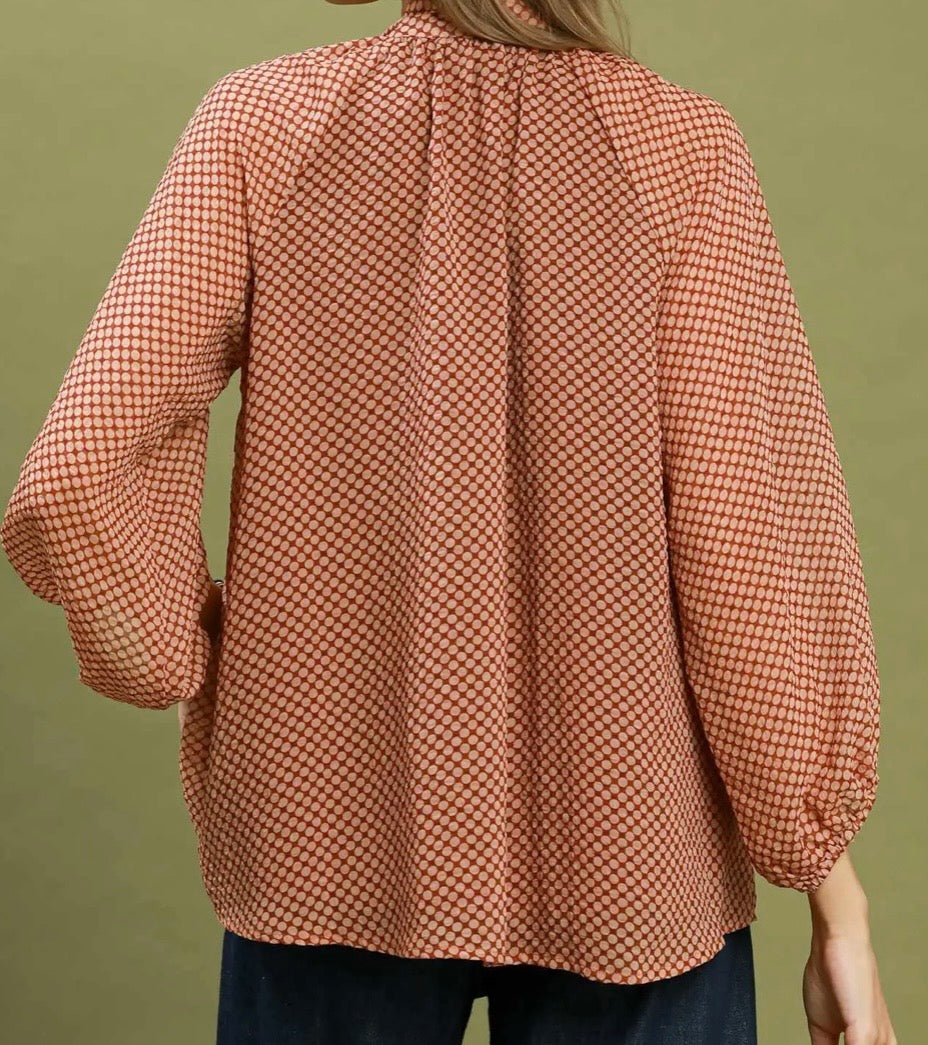 Copper Penny Bow Top