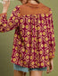 Golden Fig Print Top