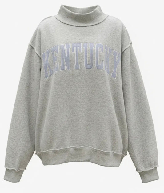 Kentucky Oversized Mock Neck Sweatshirt