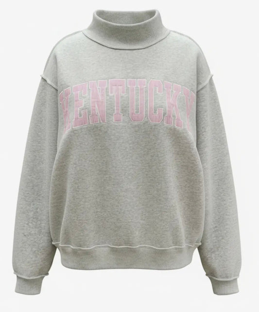 Kentucky Oversized Mock Neck Sweatshirt