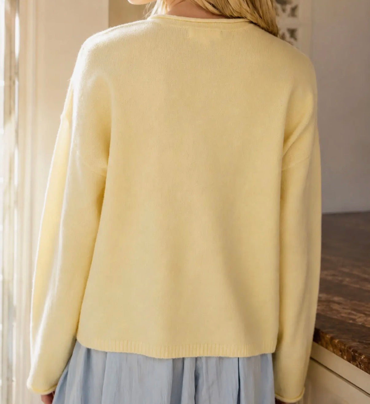 Henley Relaxed Pullover Top