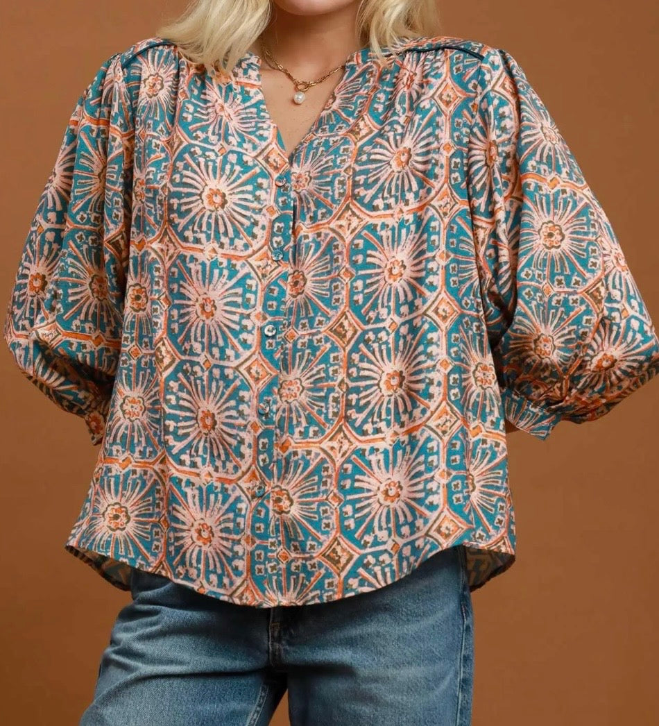 Blue Horizon Mosaic Top