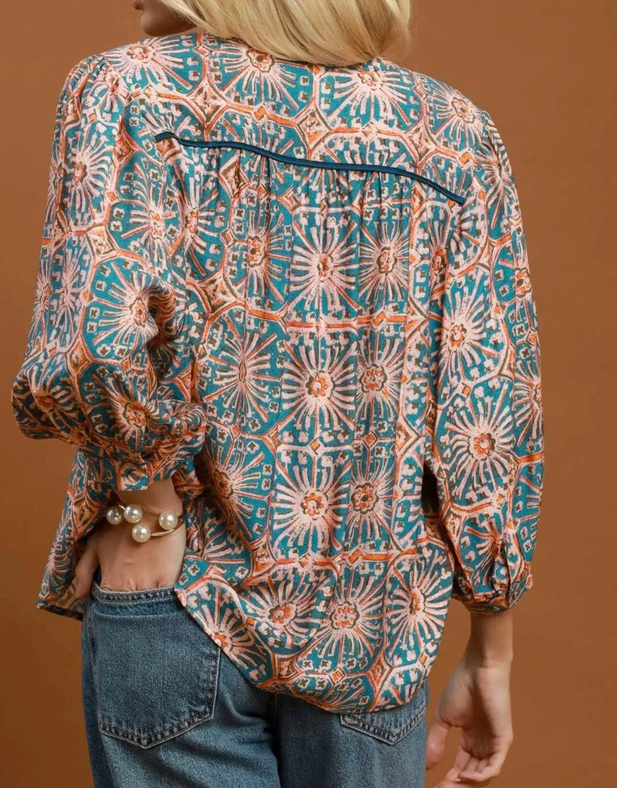 Blue Horizon Mosaic Top