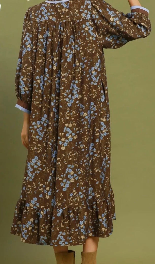 Garden At Dusk Midi Dress