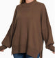 Side Slit Oversized Sweater
