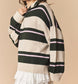 Preppy Picnic Quarter Zip Sweater