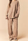Effortlessly Chic Oversized Striped Set
