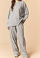 Effortlessly Chic Oversized Striped Set