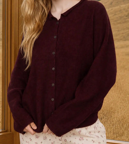 Lightweight Button Down Knit Cardigan