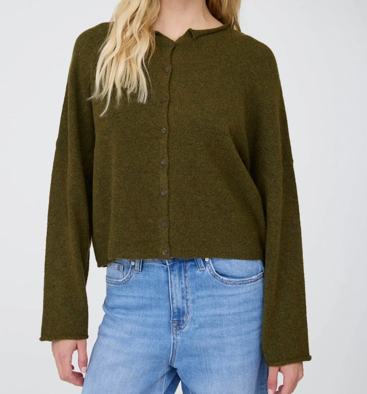 Lightweight Button Down Knit Cardigan