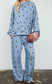 Polka Dot Textured Wide Leg Set